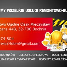 Budownictwo Ogólne Cisak Mieczysław - Domy Energooszczędne Pod Klucz Bochnia