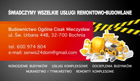 Budowa domów, stany surowe . Długoletnie doświadczenie