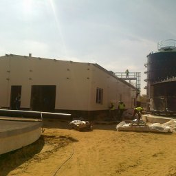 Hala Techniczna na Oczyszczalni Ekołowiczanka  Łowicz