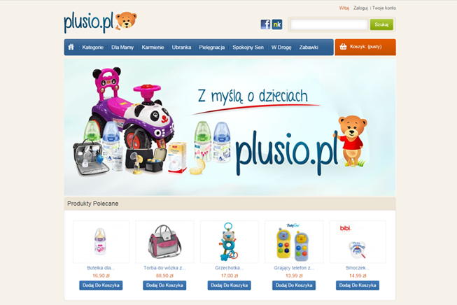 Projekt, realizacja i wdrożenie, logo sklepu.