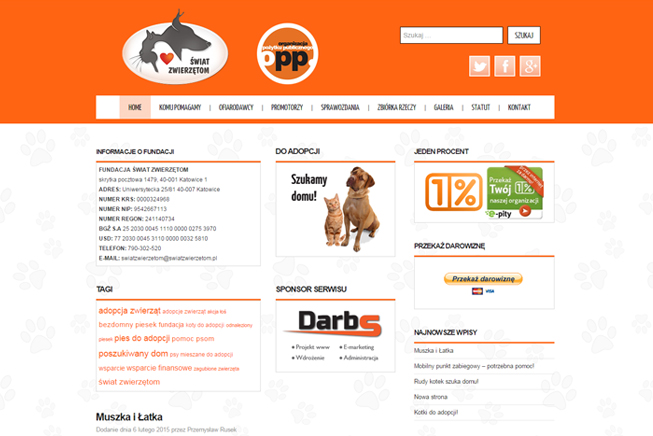 Realizacja i wdrożenie strony www.