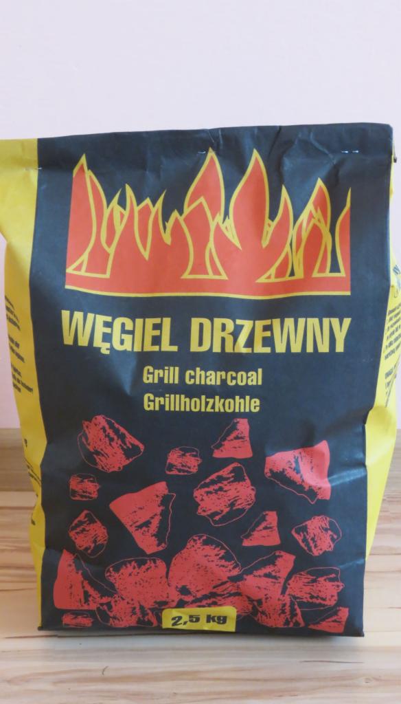 Wegiel drzewny fasowany w workach 2,5 kg dąb,grab