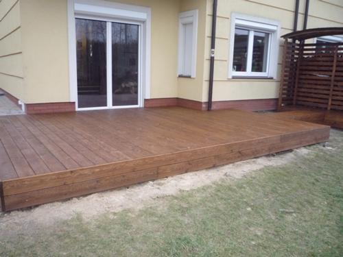 Taras z modrzewia syberyjskiego