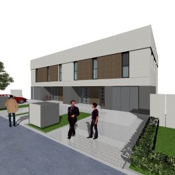 AutorskaPracowniaArchitektury SZKOCNY & PARTNERZY - Projekt budowlany Budynek mieszkalny dwulokalowy Czeladź