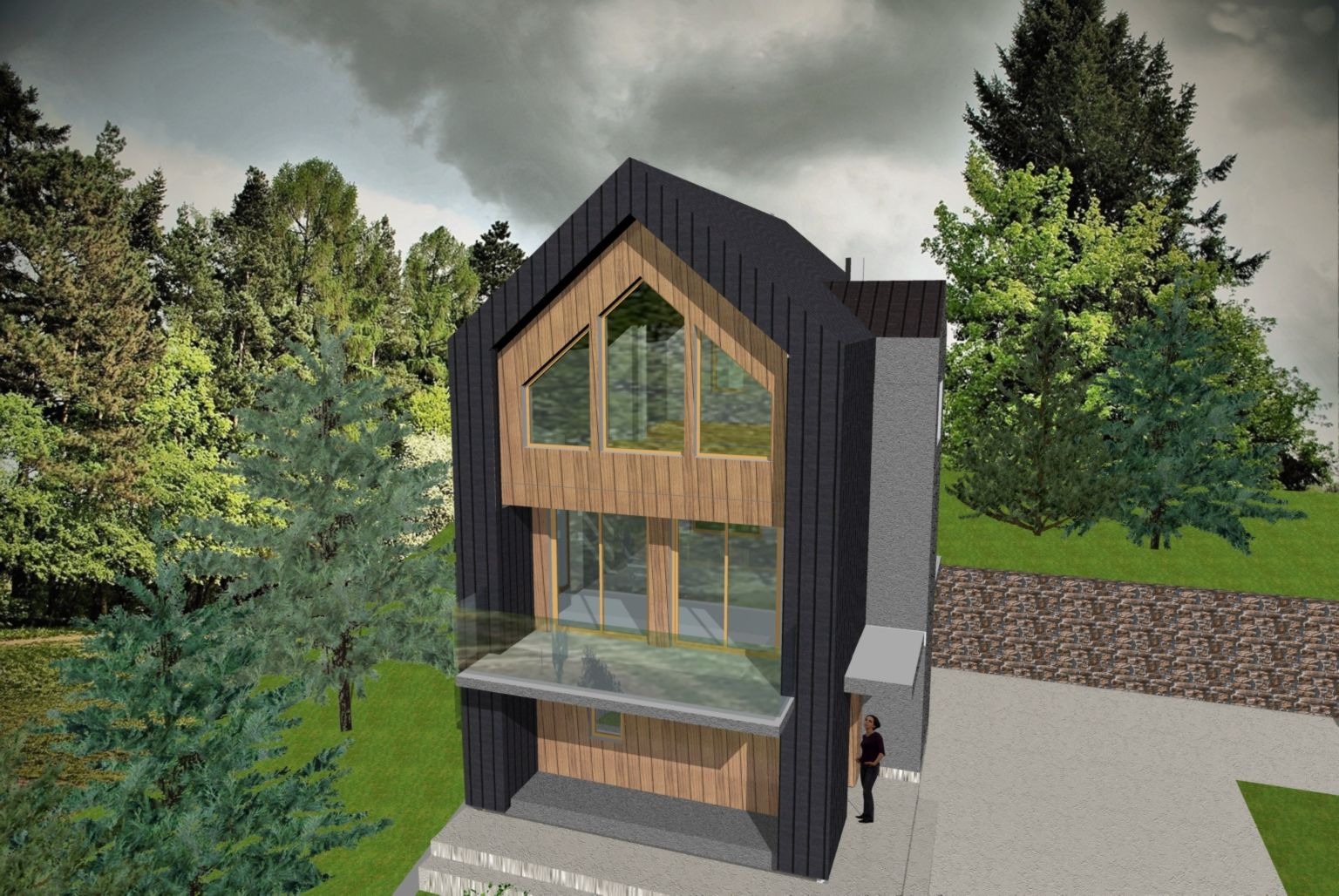 Zwardoń budynek mieszkalny jednorodzinna w trakcie realizacji. Pozwolenie na budowę 2025r.