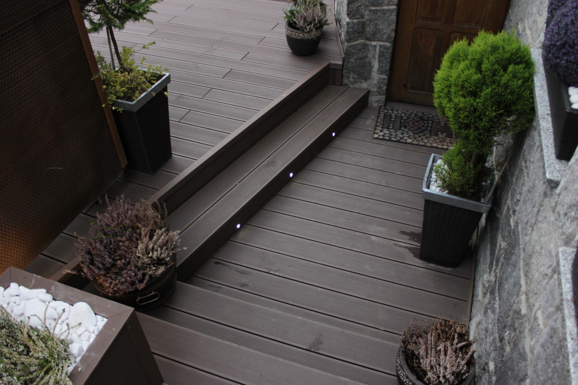 taras z deski kompozytowej - Lesko