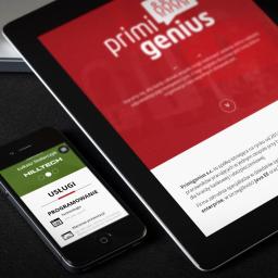 Primi Genius - portfolio firmy programistycznej