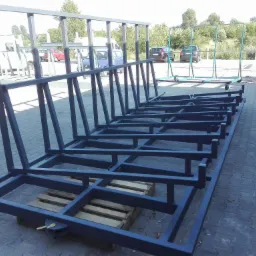 Wózek do transportu dużych płyt