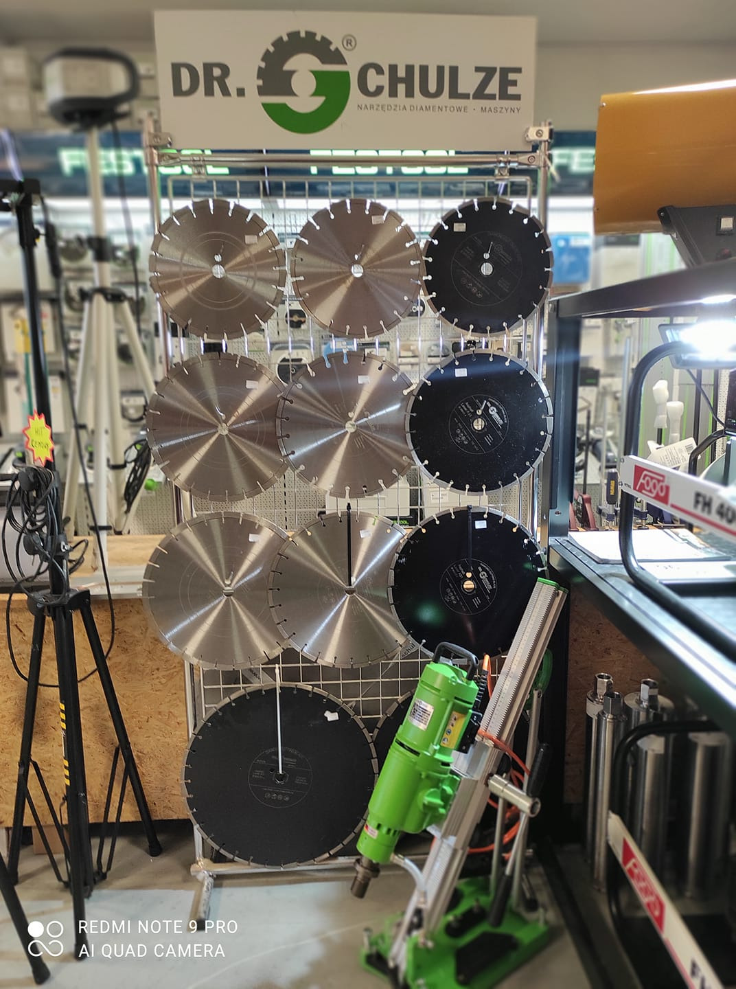 Tarcze diamentowe, piły, wiertła, korony, otwornice, frezy,