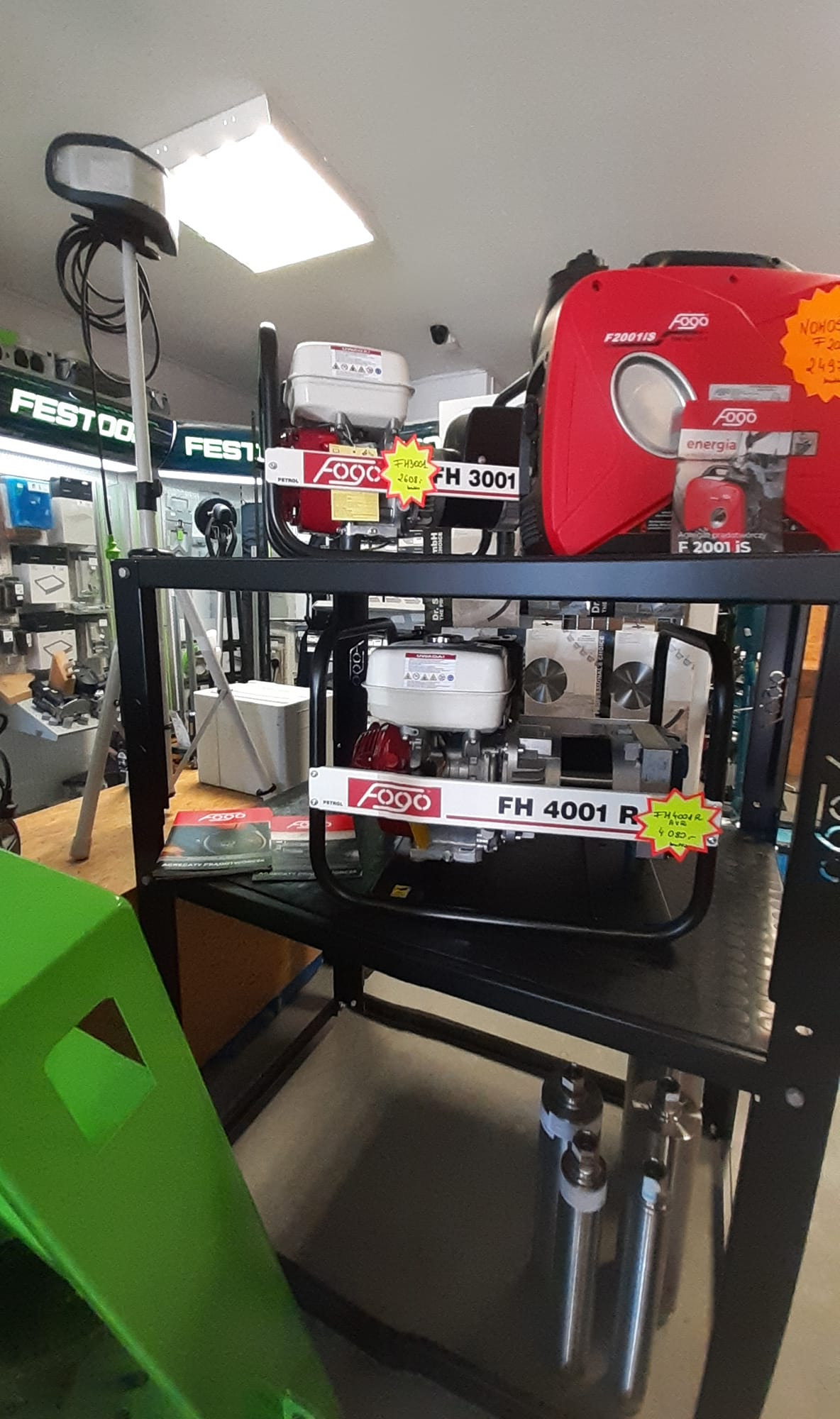 Agregaty prądotwórcze jednofazowe, dwufazowe, na siłe, inwertorowe.