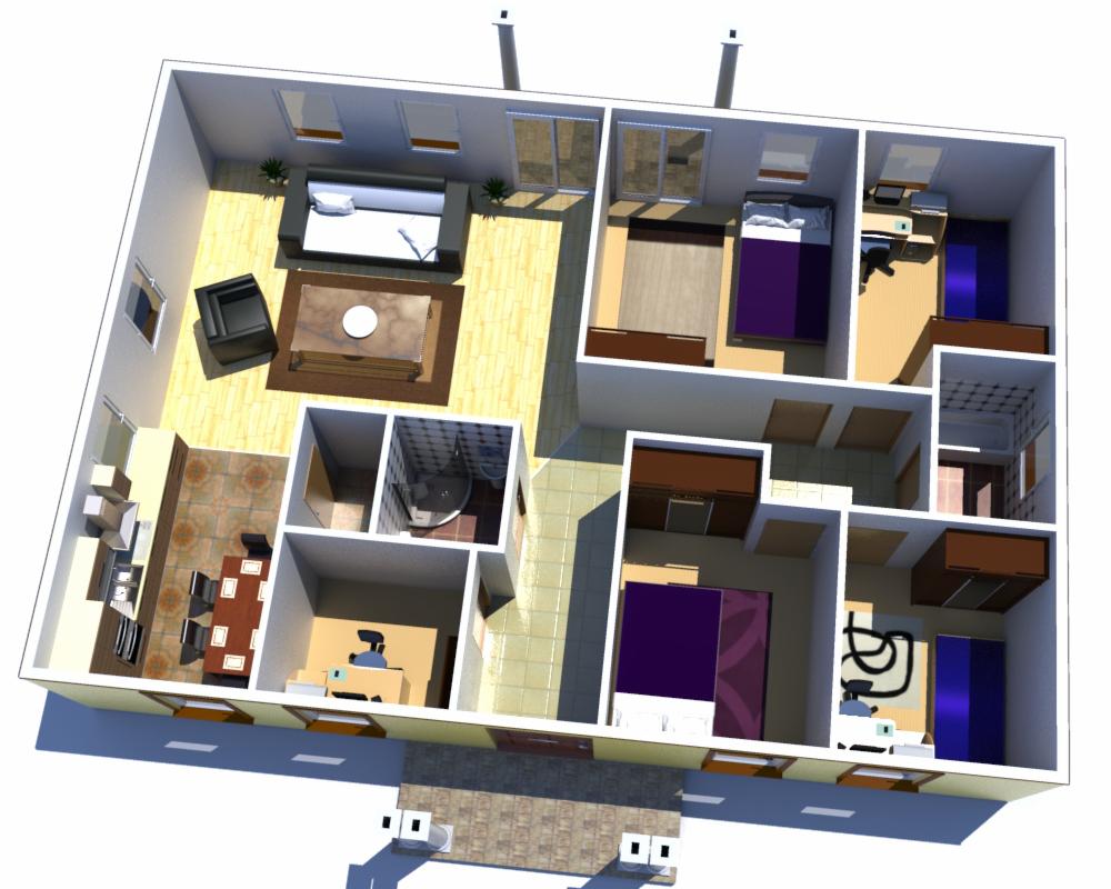 Graficzne aranżacje wnętrz