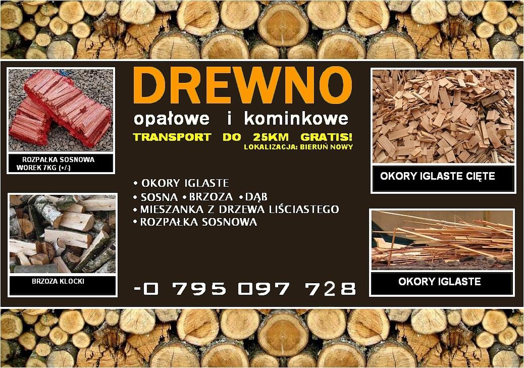 Drewno kominkowe, opałowe