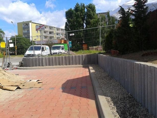 Palisada-kostka betonowa