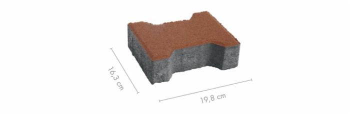 Kostka brukowa Libet Podwójne T 6cm, 8cm, 10cm