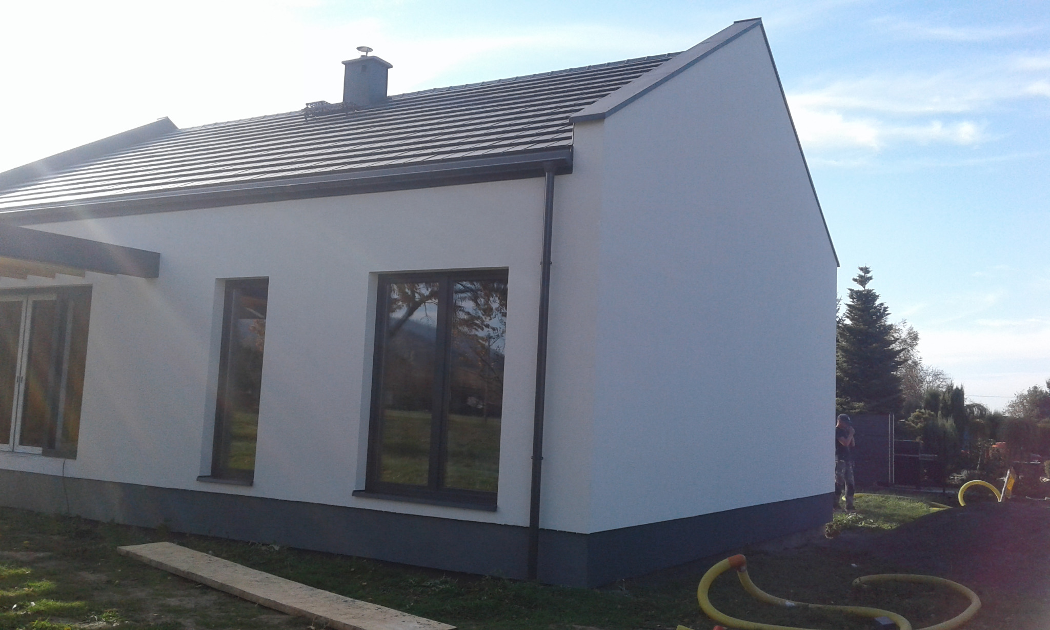 dom jednorodzinny w technologii szkieletowej