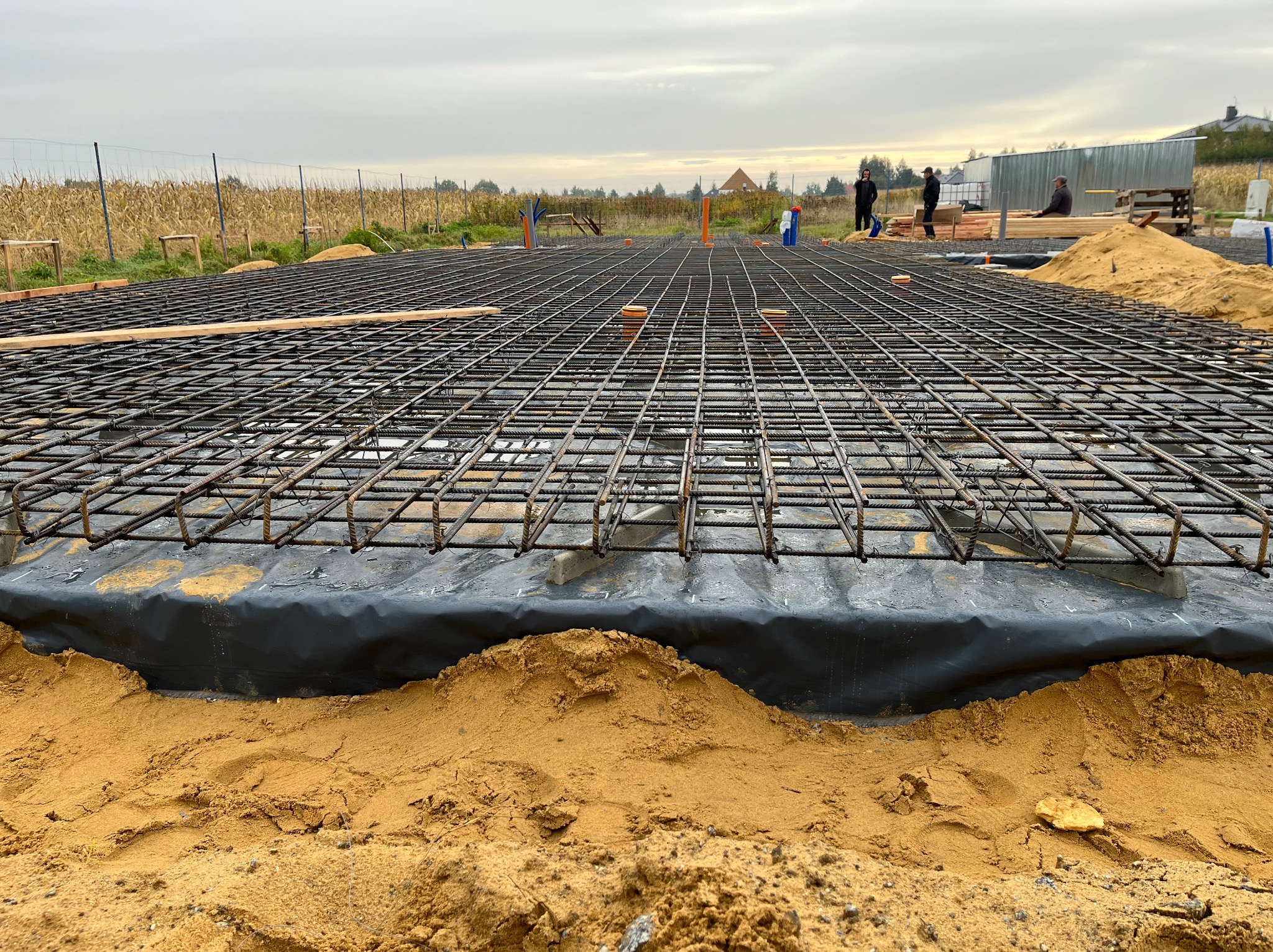 Płyta fundamentowa - Brzezina