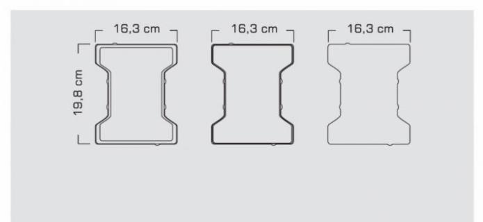 KOSTKA BRUKOWA 2XT szara 6mm, gat I