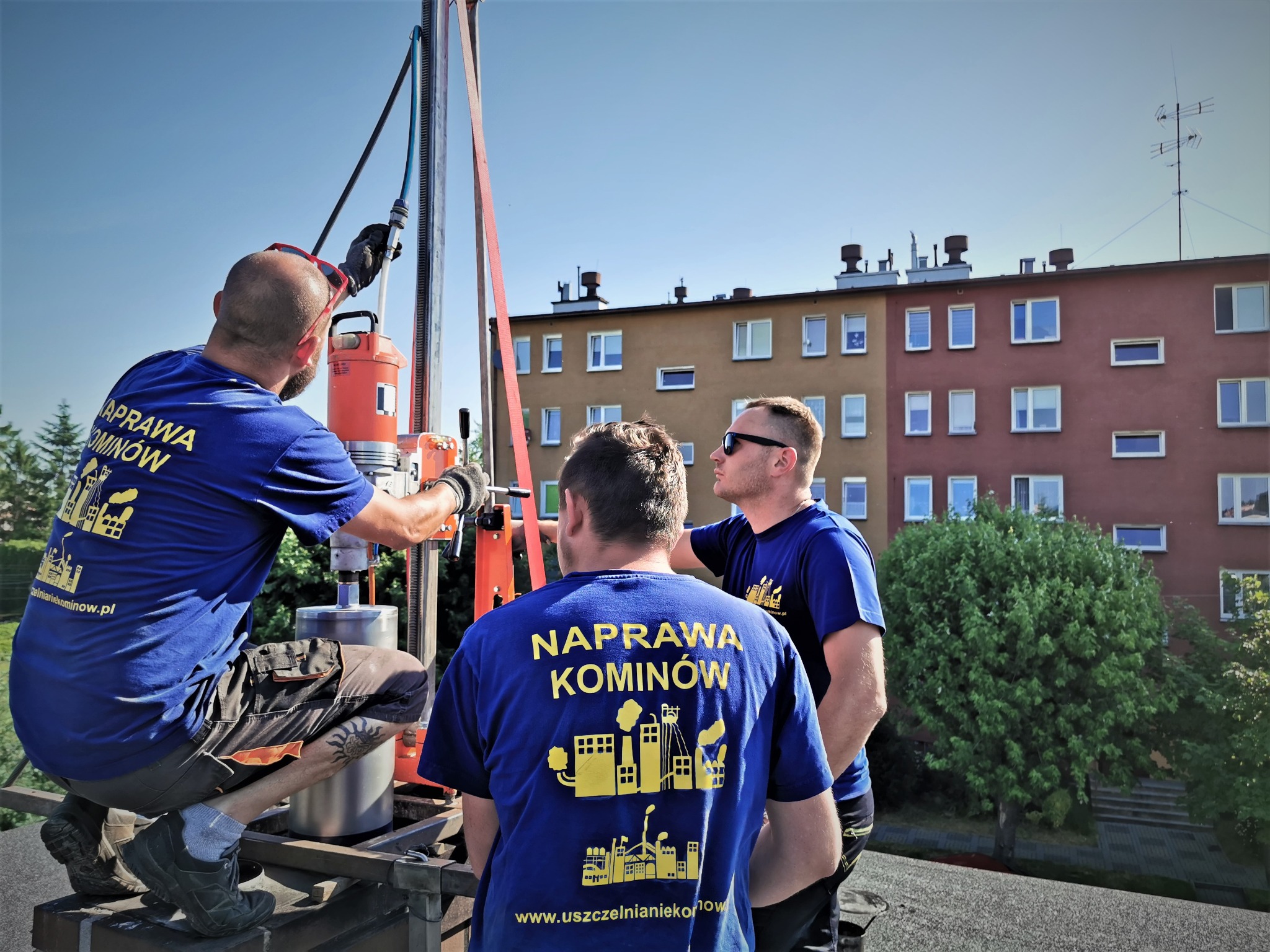 Rozwiercanie kominów