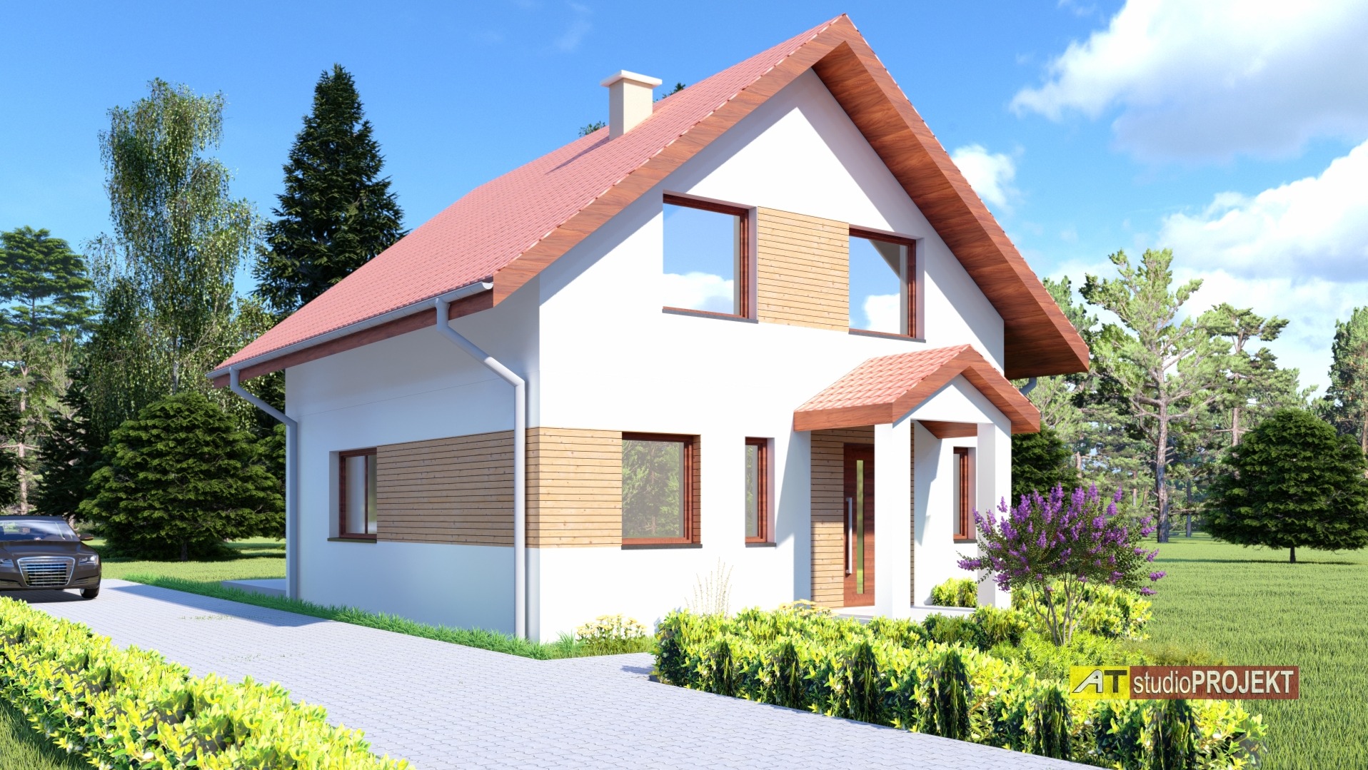 Projekt małego domu do 70m2