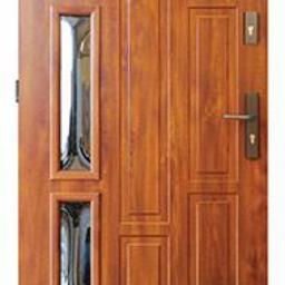 Drzwi stalowe wz. 9 z przeszkleniem PREMIUM z montażem