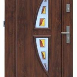 Drzwi stalowe wz. 15 z przeszkleniem PREMIUM z montażem