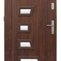 Drzwi stalowe wz. 18 z przeszkleniem PREMIUM z montażem