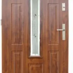 Drzwi stalowe wz. 5 z przeszkleniem PREMIUM z montażem
