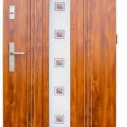 Drzwi stalowe wz. 6 z przeszkleniem PREMIUM z montażem