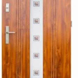 Drzwi stalowe wz. 6 z przeszkleniem PREMIUM z montażem