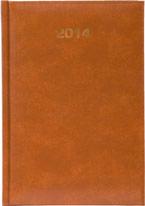 Kalendarz książkowy A5 - układ tygodniowy, oprawa typu Vivella