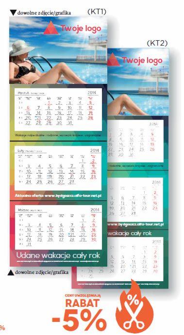 Kalendarz Trójdzielny Ekonomiczny 50szt.