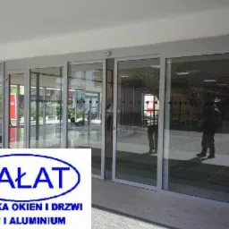 drzwi automatyczne przesuwne rozsuwane aluminiowe