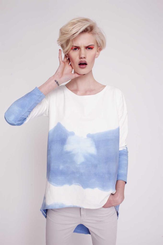 Bawełniana Bluza Blue Cloud