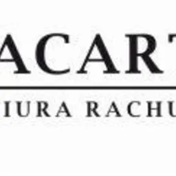 Logo biura rachunkowego ACARTUS z Jastrzębia-Zdroju, przedstawiające turkusowy kwadrat z białym wykresem wzrostowym po lewej stronie i nazwą firmy po prawej.