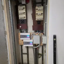 Szpital Zawiercie, montaż układów pomiarowych.