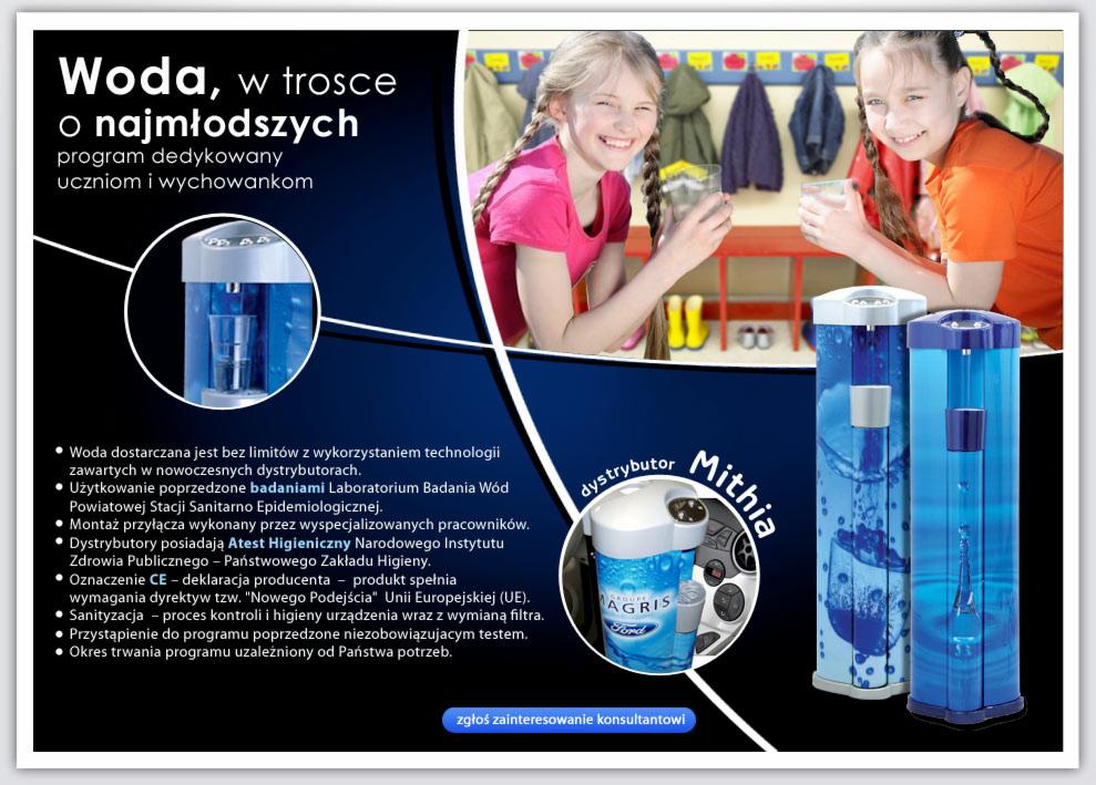 Dystrybutory filtrujące wodę