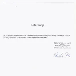 Referencje Sklep Spożywczo-Monopolowy Elbląg