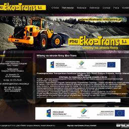 Strona wizytówka EkoTrans Wieszowa