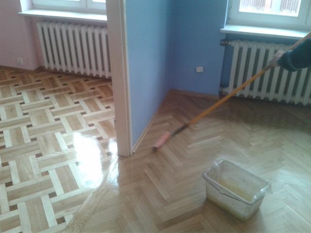 cyklinowanie parkietu, polerowanie, gruntowanie i lakierowanie