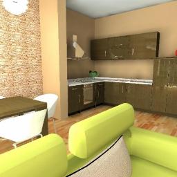 Wizualizacja 3D mieszkania pokazowego