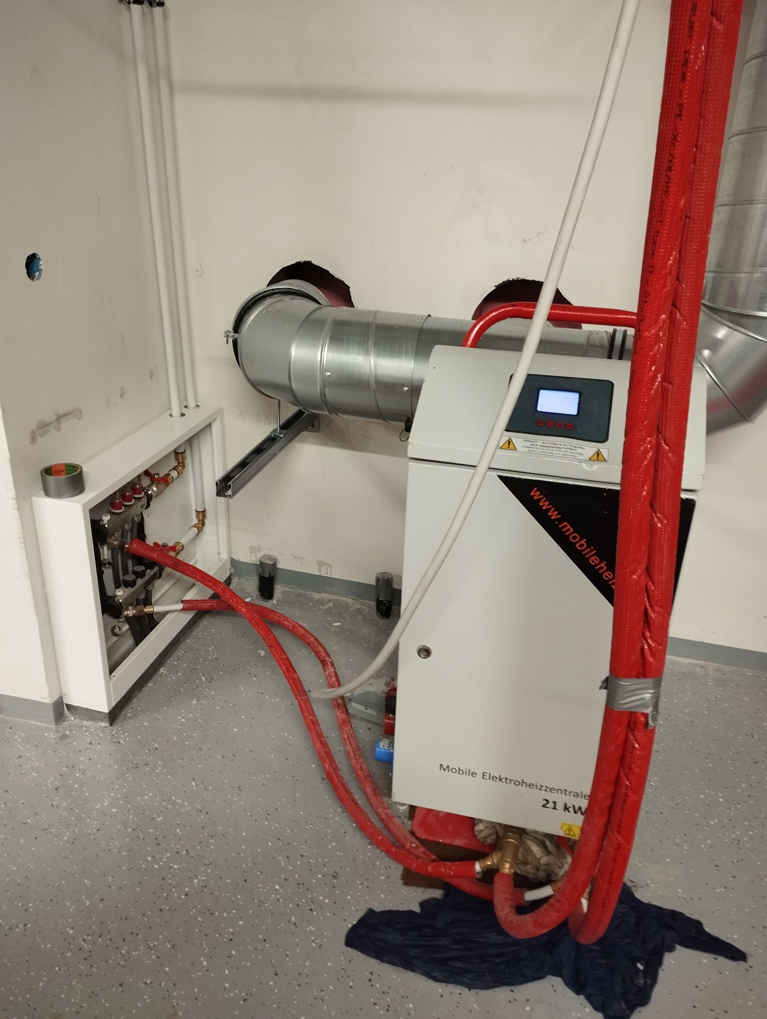 Wygrzewanie podlogowki z planu temperaturowego dwutygodniowego