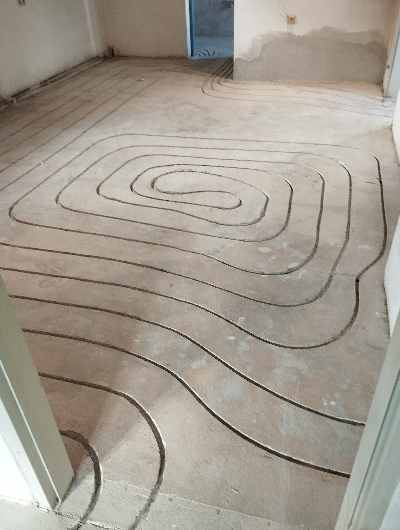 Ferzowana wylewka pod ogrzewanie podłogowe