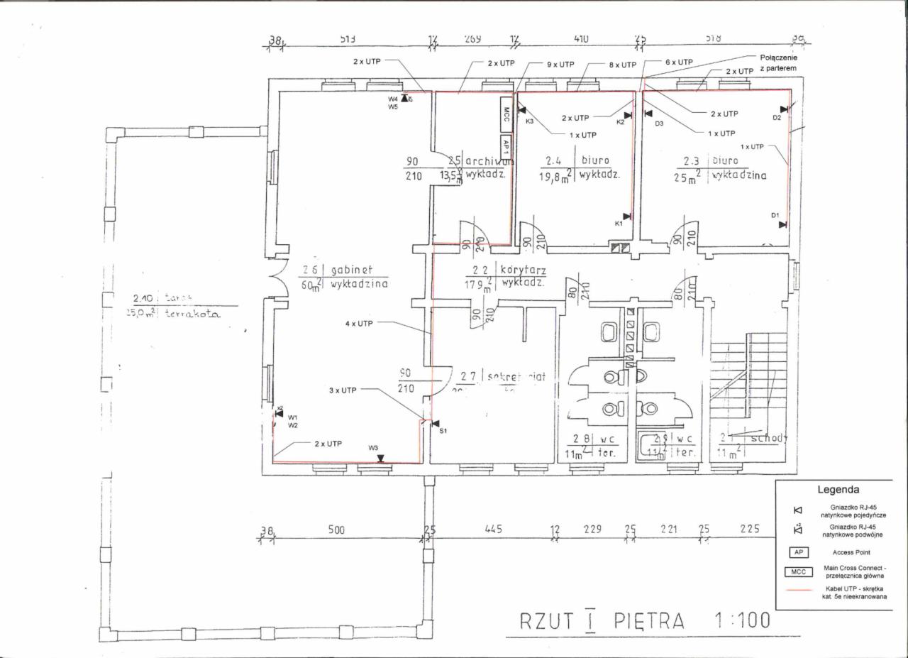 Projekt sieci LAN/MAN/WAN