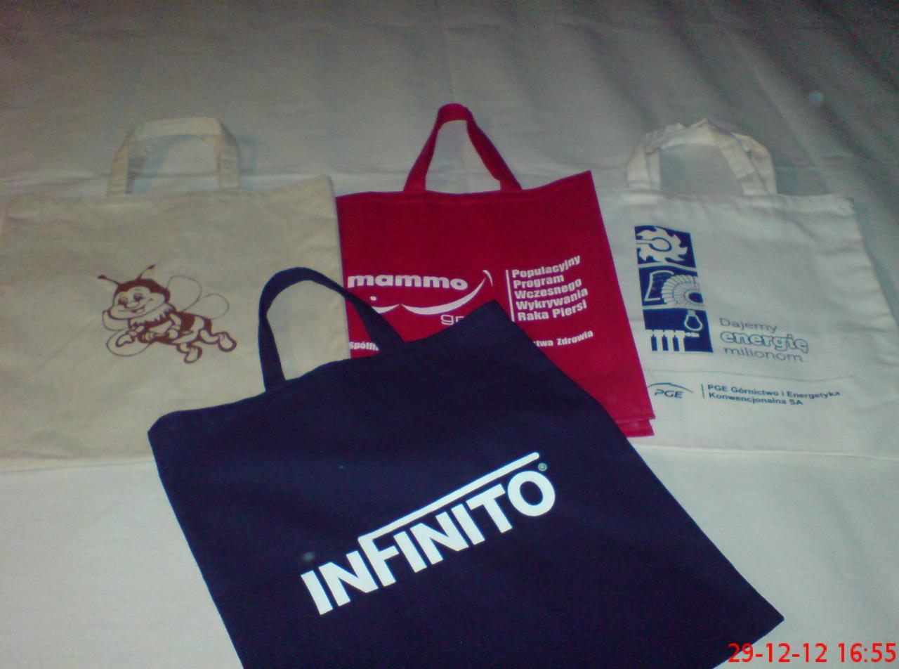 nadruki na torbach ekologicznych