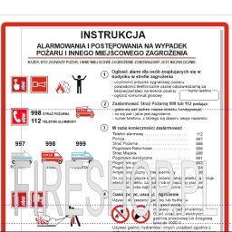 Instrukcja ppoż. alarmowania i ewakuacji