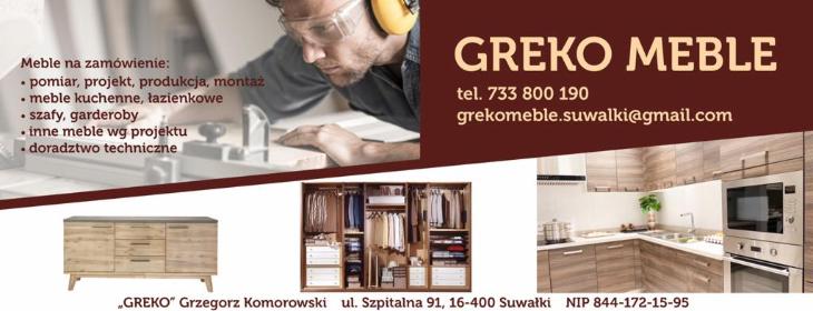 Greko Grzegorz Komorowski - Szafy na wymiar Suwałki