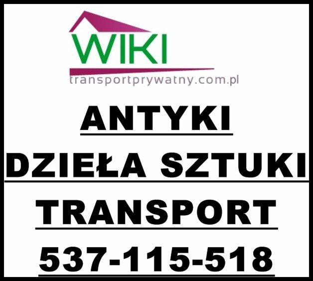 Logo firmy transportowej Wiki transportprywatny.com.pl specjalizującej się w transporcie antyków i dzieł sztuki, numer telefonu 537-115-518.