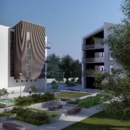 zespół zabudowy mieszkaniowej w Aleksandrowie