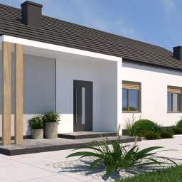 Projekt elewacji bliźniaka
