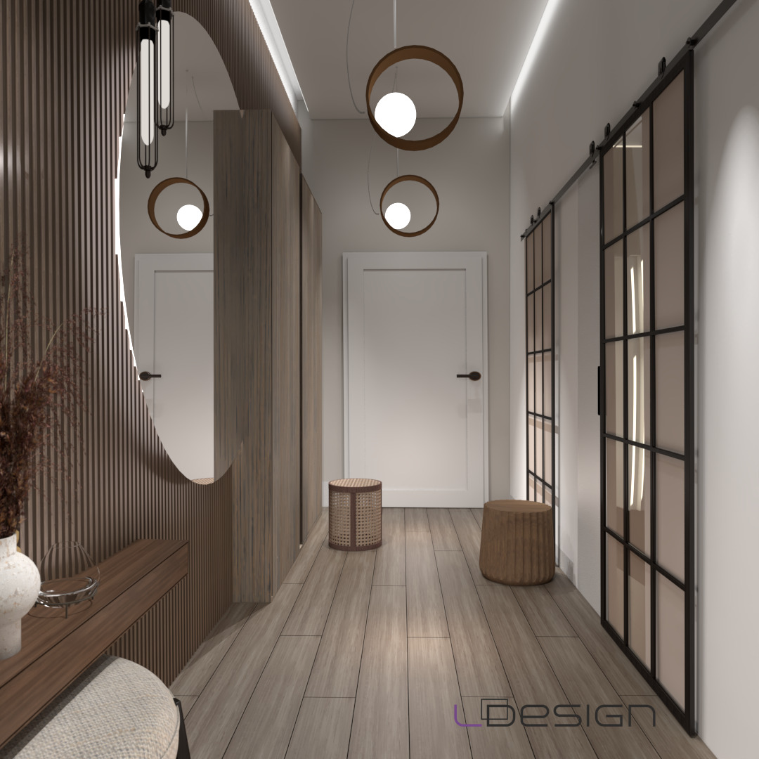 Przedpokój w kamienicy w Gliwicach